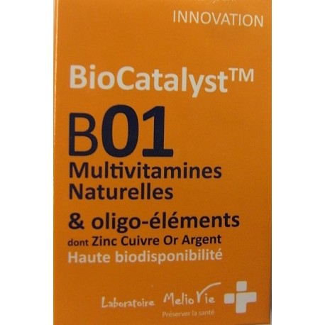 Melio Vie - Biocatalyst B01 Multivitamines Naturelles & oligo-éléments (15 gélules)