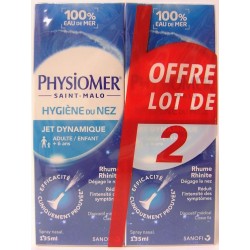 Physiomer - Hygiène du nez . Jet dynamique (2x135 ml)
