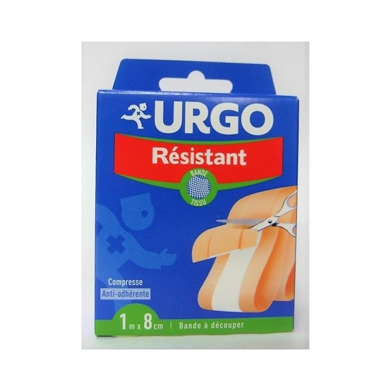 URGO BANDE RESISTANTE TISSU 1MX6CM - Pharmacie Cap3000