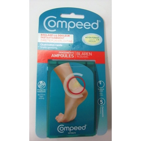 Compeed Pansement Ampoule - Assortiment Orteils et Talon