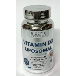 Biocyte - Vitamine D3 Immunité & santé des os (30 gélules)