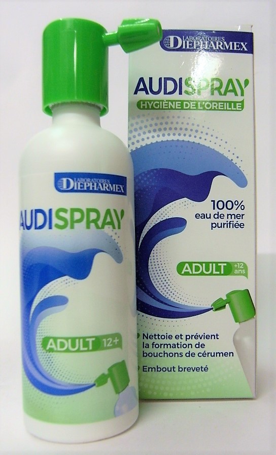 audispray adult est un spray pour l'hygiène de l'oreille