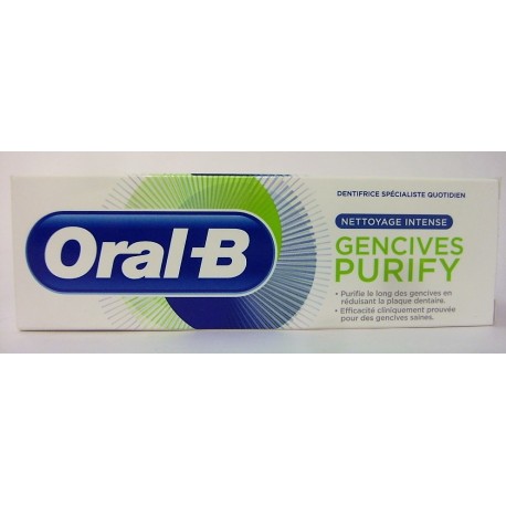 Oral-B - Dentifrice Gencives PURIFY Nettoyage intense (75 ml)
