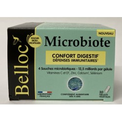 Belloc - Microbiote . Confort digestif Défenses immunitaires (30 gélules)