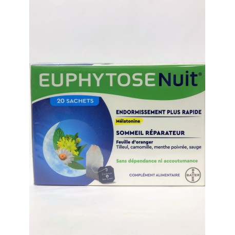 EuphytoseNuit - Endormissement . Sommeil (30 comprimés)