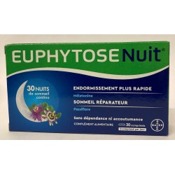 EuphytoseNuit - Endormissement plus rapide + Sommeil réparateur (30 comprimés)