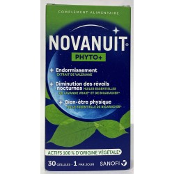 NOVANUIT Phyto+ - Endormissement et diminution des réveils nocturnes (30 gélules)