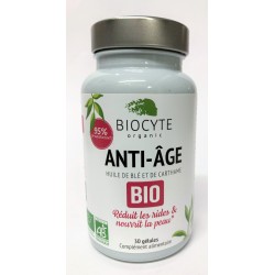 Biocyte - Anti-äge BIO Réduit les rides, nourrit la peau (30 gélules)
