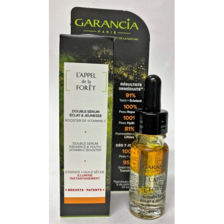 Garancia - L'Appel de la Forêt . Double sérum éclat & jeunesse (8 ml)