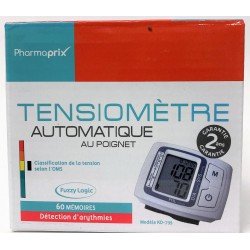 Pharmaprix - Tensiomètre automatique au poignet . Détection d'arythmies