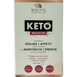 Biocyte - KETO BOOSTER . Réduction de l'appétit & Maintien de l'énergie (14 sachets)