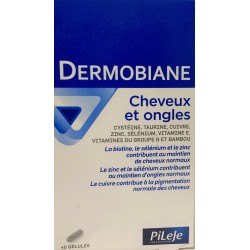 Pileje - Dermobiane . Cheveux et ongles (40 gélules)