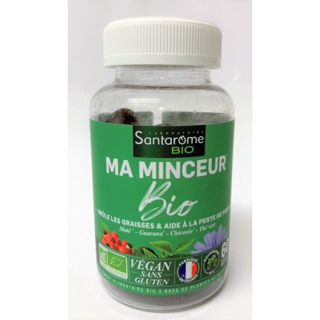 Santarome Bio . Ma Minceur. Brûleur de graisses - Perte de poids (60 gummies)