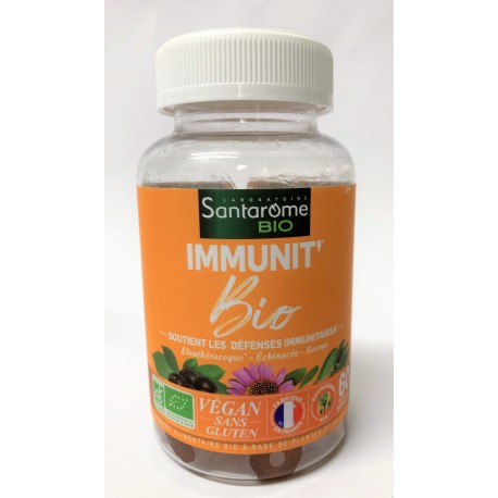 Santarome Bio . IMMUNIT' . Défenses immunitaires (60 gummies)