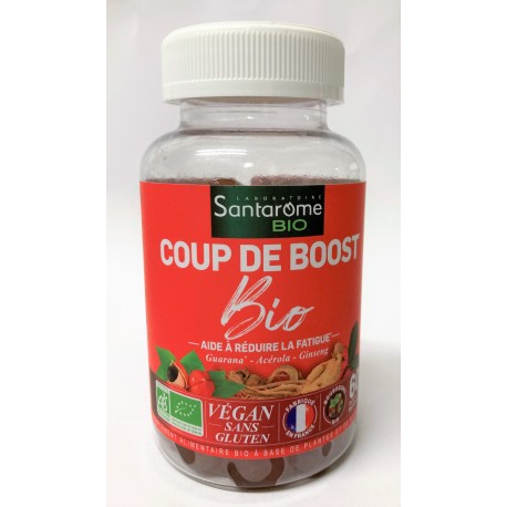 Santarome Bio - Coup de Boost . Réduction de la fatigue (60 gummies)