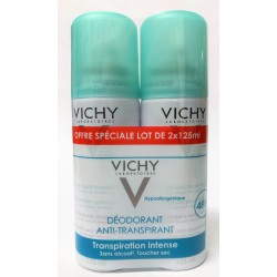 Vichy - Déodorant Anti-transpirant . Transpiration intense (2 sprays de 125 ml)