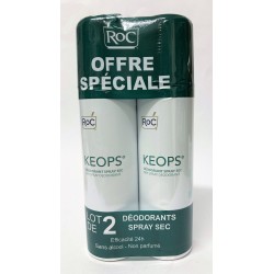 Roc - Keops - Déodorant Spray sec (2 sprays de 150 ml)