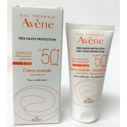 Avène - Solaire . Crème minérale Très haute protection SPF 50+ (50 ml)