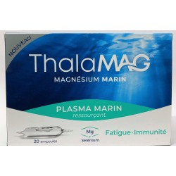 ThalaMAG - Plasma Marin Magnésium marin . Fatigue - Immunité (20 ampoules)