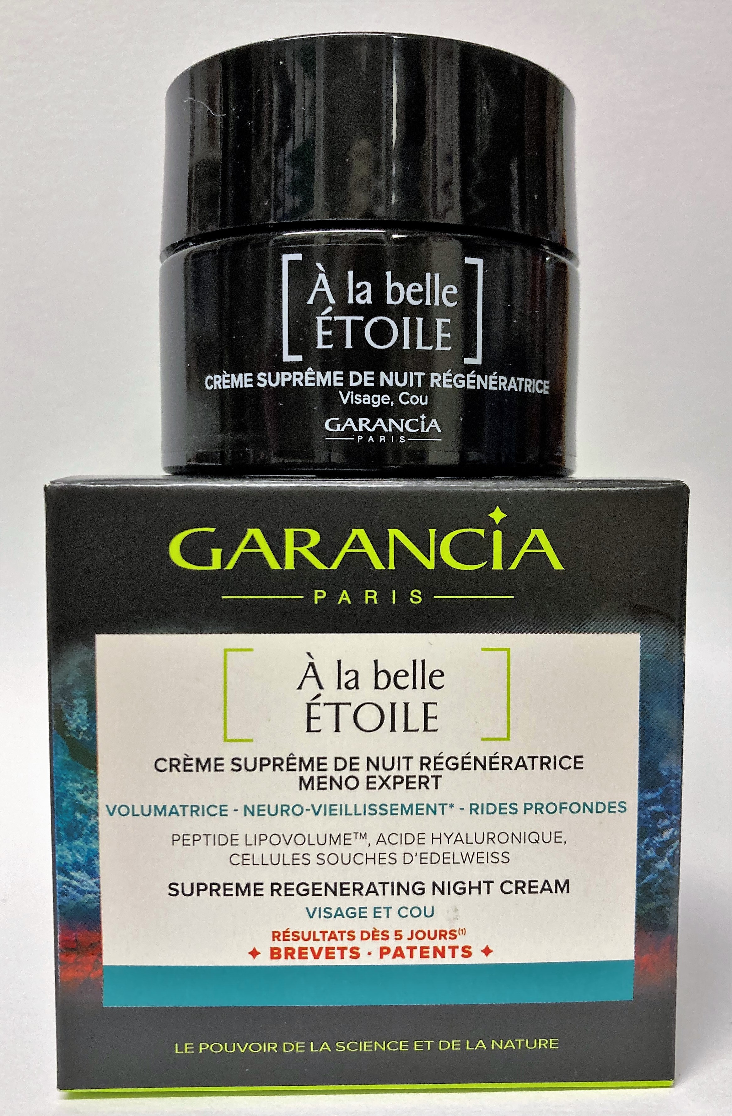 Crème de nuit regénératrice, Soins de la peau