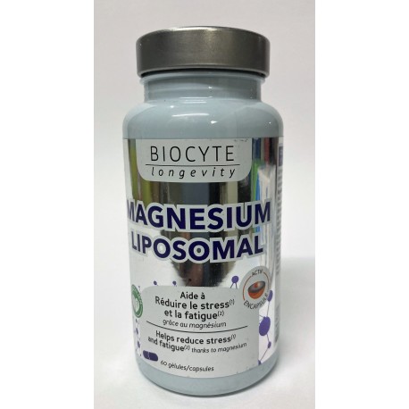 Biocyte - MAGNESIUM LIPOSOMAL Stress & Fatigue (60 gélules)