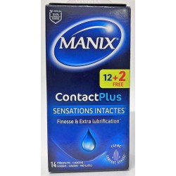 Manix - Préservatif ContactPlus (12 + 2 offerts)