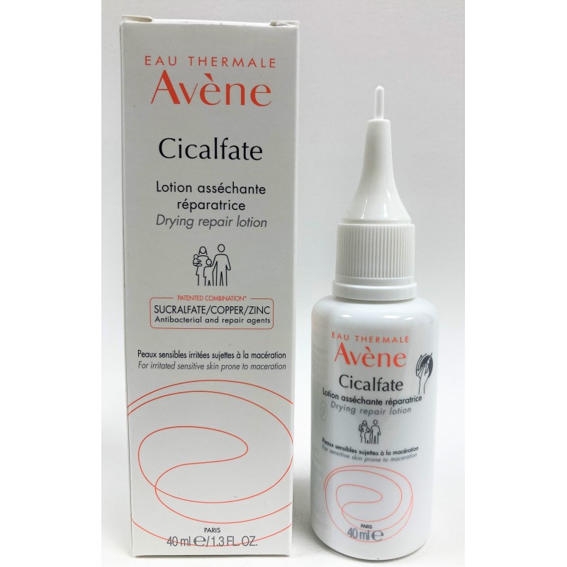 beundring falanks slange Avène - Cicalfate Lotion asséchante réparatrice - Peaux sensibles irritées  sujettes à la macération (40 ml)