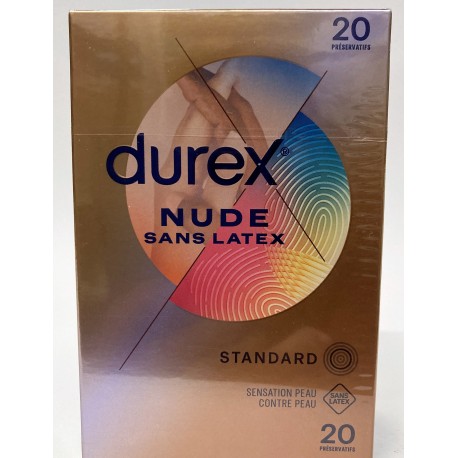 Durex - NUDE sans latex (20 préservatifs)