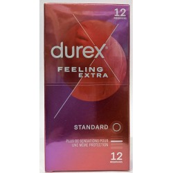 Durex - Feeling extra Standard (12 préservatifs)